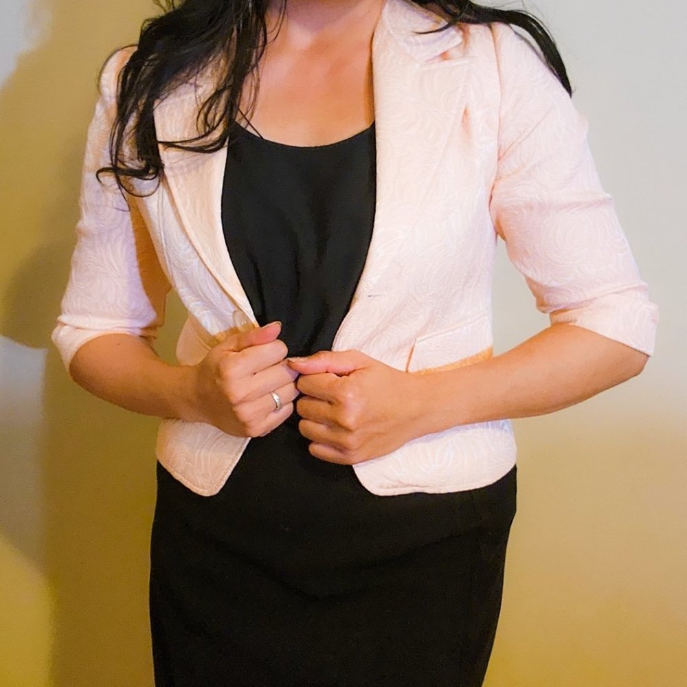 ECI Girl New York Peaches & Cream Blazer